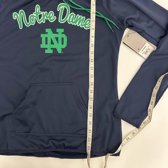 NEW Notre Dame cowneck sweater with front pounch size Small - Picture 4 of 14
